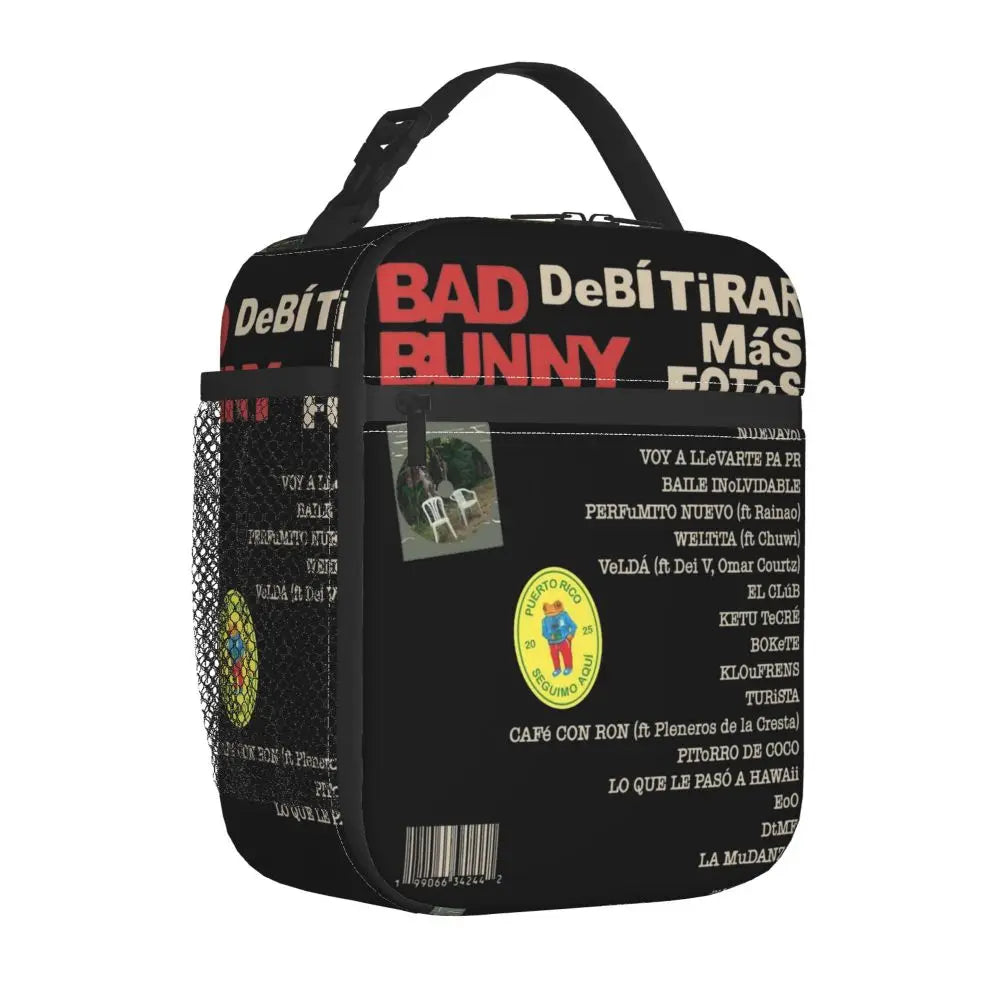 Bad Bunny DTMF Debi Tirar Mas Fotos Insulated Lunch Tote Bag