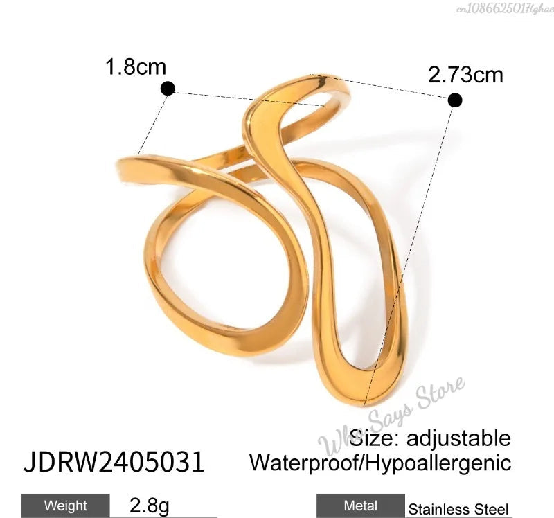 Stainless Steel  Rings  2025 Colorfast