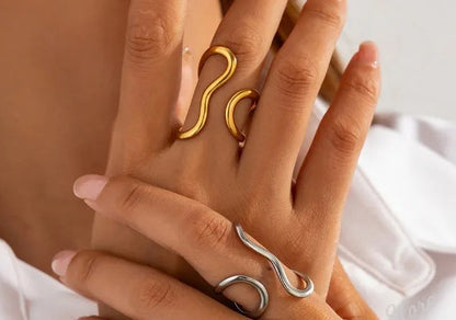 Stainless Steel  Rings  2025 Colorfast