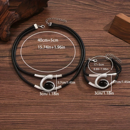 2pcs Elegant Vintage Jewelry Set EJ