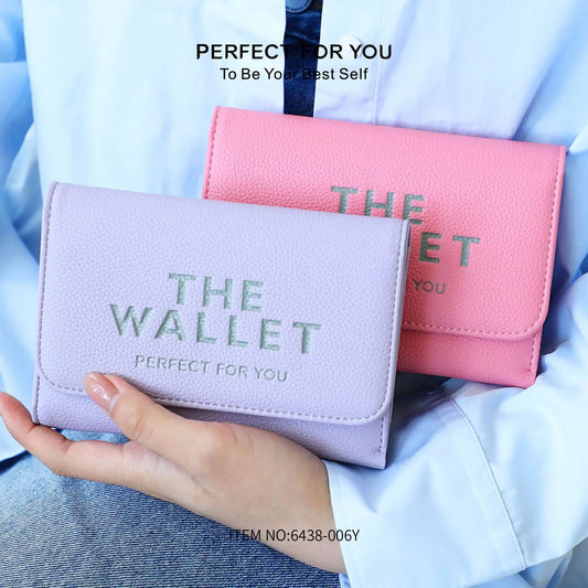 Fashion letter purse Large capacity card holder coin pocket