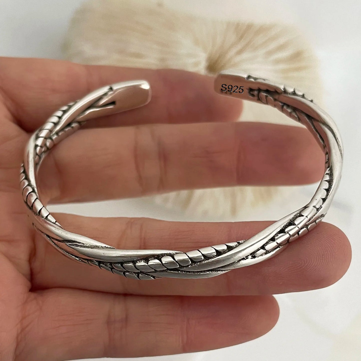 Silver Bracelets Vintage Simple