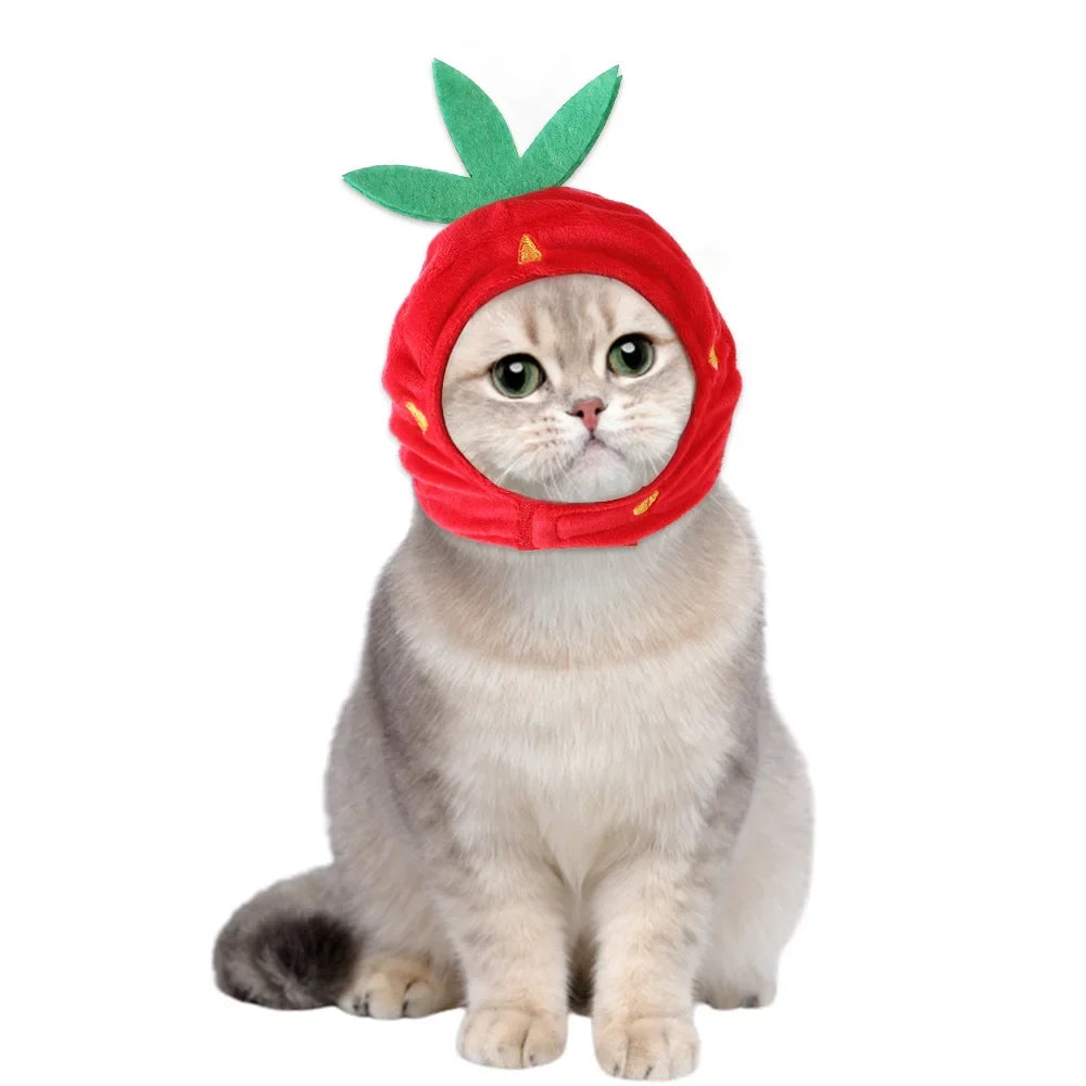 Funny Hat for Cat / Dogs  Costume Pet Headwear Cosplay Keep Warm Theme Party Photo Prop Accessories