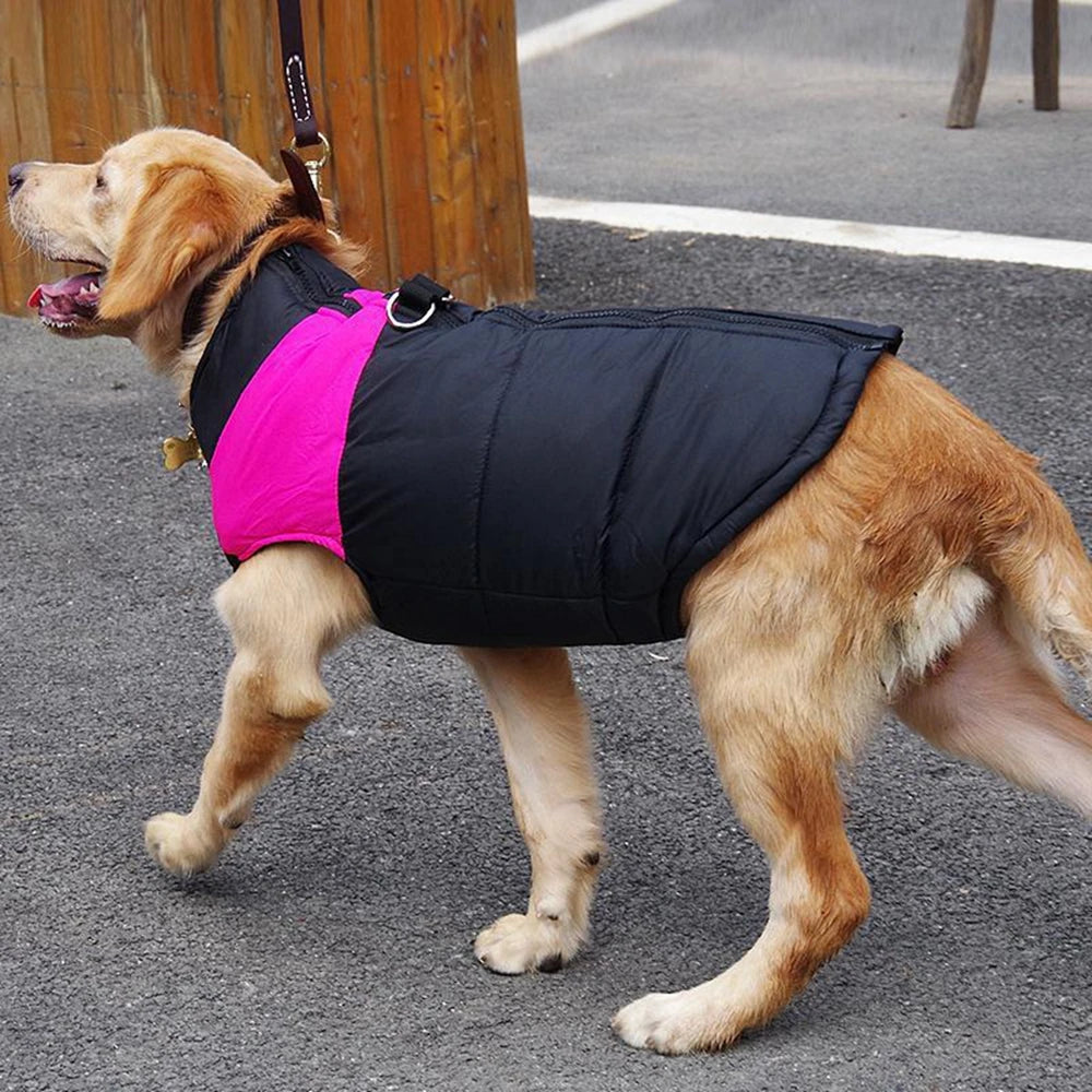 Dog Clothes Zippered Waterproof Pet Vest Jacket For Small Medium Large Dogs