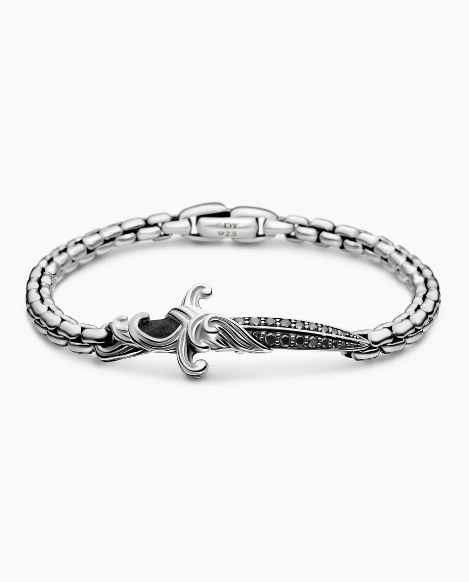 Silver Unisex Dagger Bracelet