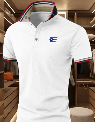 Polo de manga corta para hombre con un diseño moderno PR