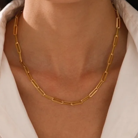 EJ  Stainless Steel Stainless Steel Necklace