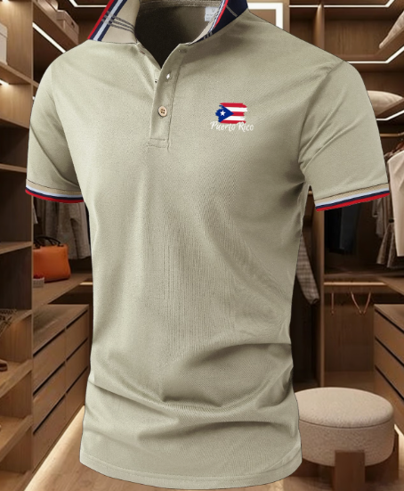 Polo de manga corta para hombre con un diseño moderno PR