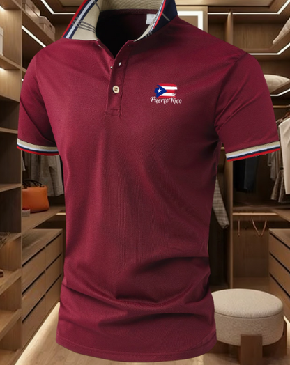 Polo de manga corta para hombre con un diseño moderno PR