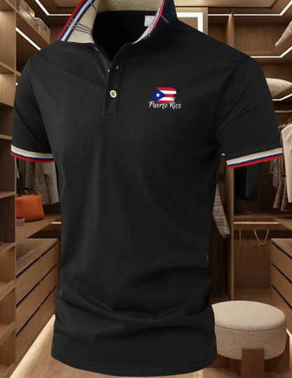 Polo de manga corta para hombre con un diseño moderno PR