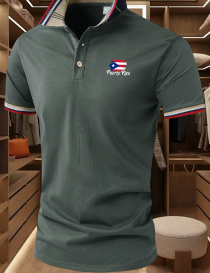 Polo de manga corta para hombre con un diseño moderno PR