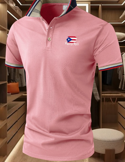 Polo de manga corta para hombre con un diseño moderno PR