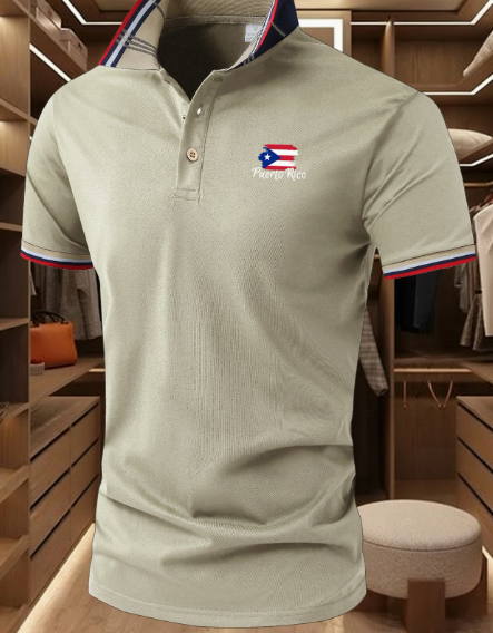 Polo de manga corta para hombre con un diseño moderno PR