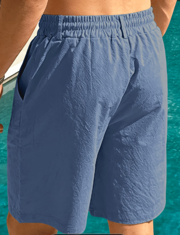Pantalones Cortos de Lino para Hombre