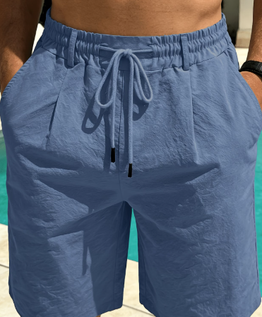 Pantalones Cortos de Lino para Hombre