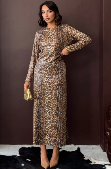 Skirt Set - Animal Print