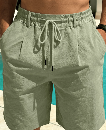 Pantalones Cortos de Lino para Hombre