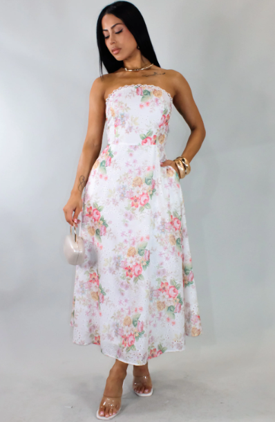 Make Me Yours Midi Dress - White