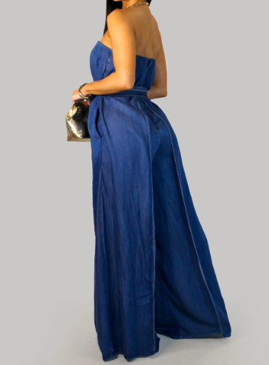 Casual Jumpsuit - Denim