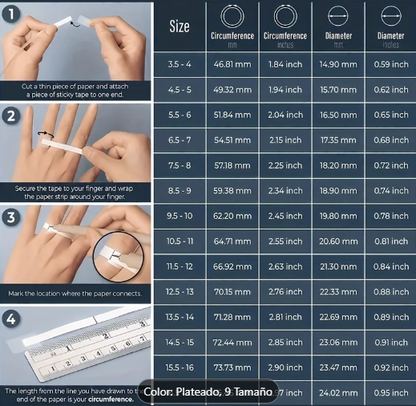 Anillo de acero de titanio para hombre