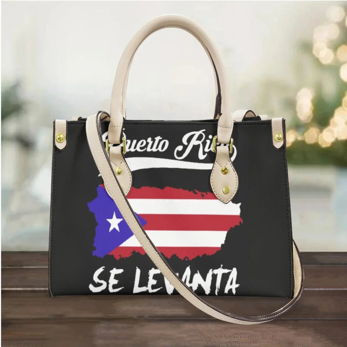 I Love Puerto Rico Design Casual Handbags Totes