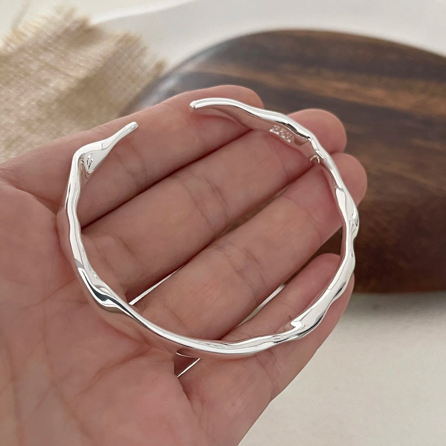 925 Sterling Silver Metal Bracelet