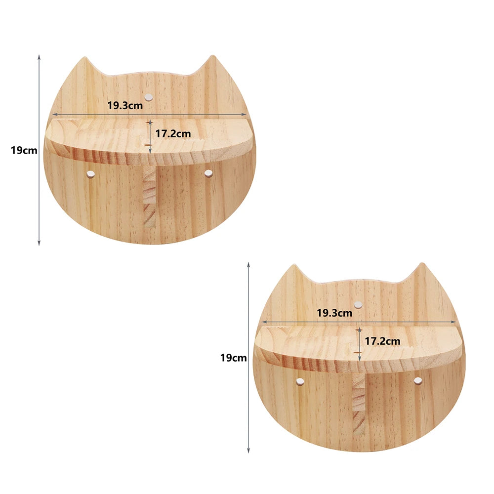 Wall Mounted Cat Climbing Shelves Cat Hammock