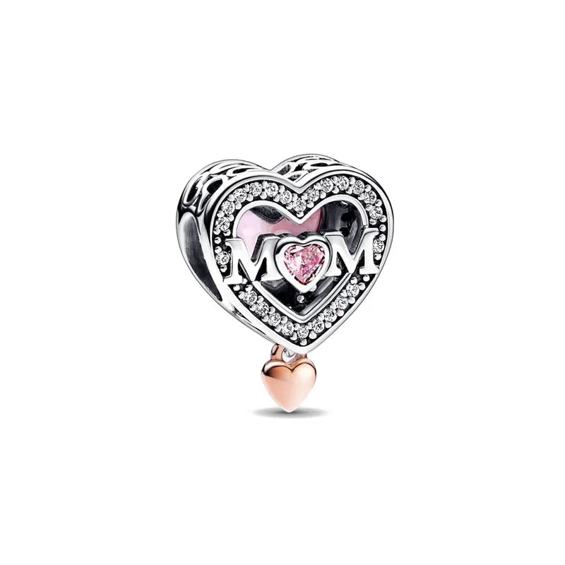 New 925 Silver plated Charm Bead Fit Original Pandora Bracelet