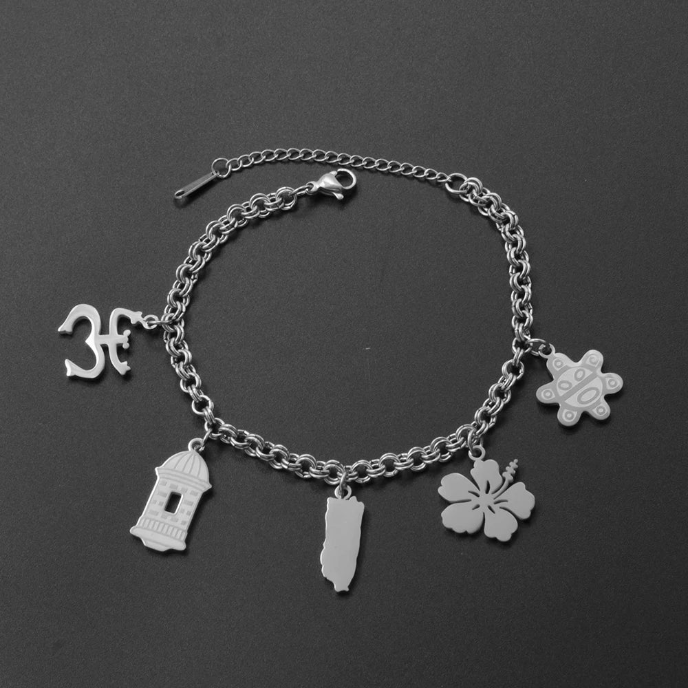 Puerto Rico Bracelets Traditional Symbol