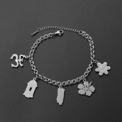 Puerto Rico Bracelets Traditional Symbol