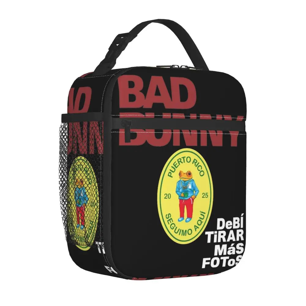 Bad Bunny DTMF Debi Tirar Mas Fotos Insulated Lunch Tote Bag