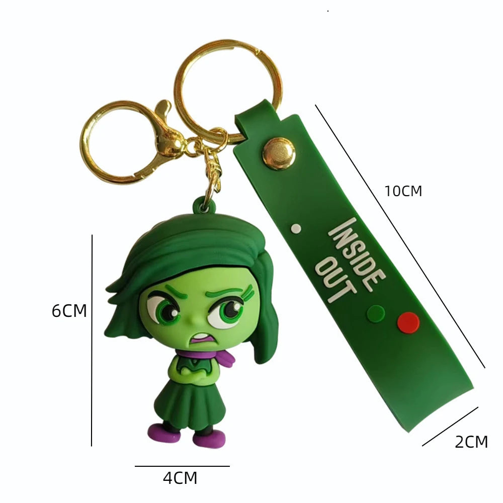 Disney Inside Out Keychains Cartoon