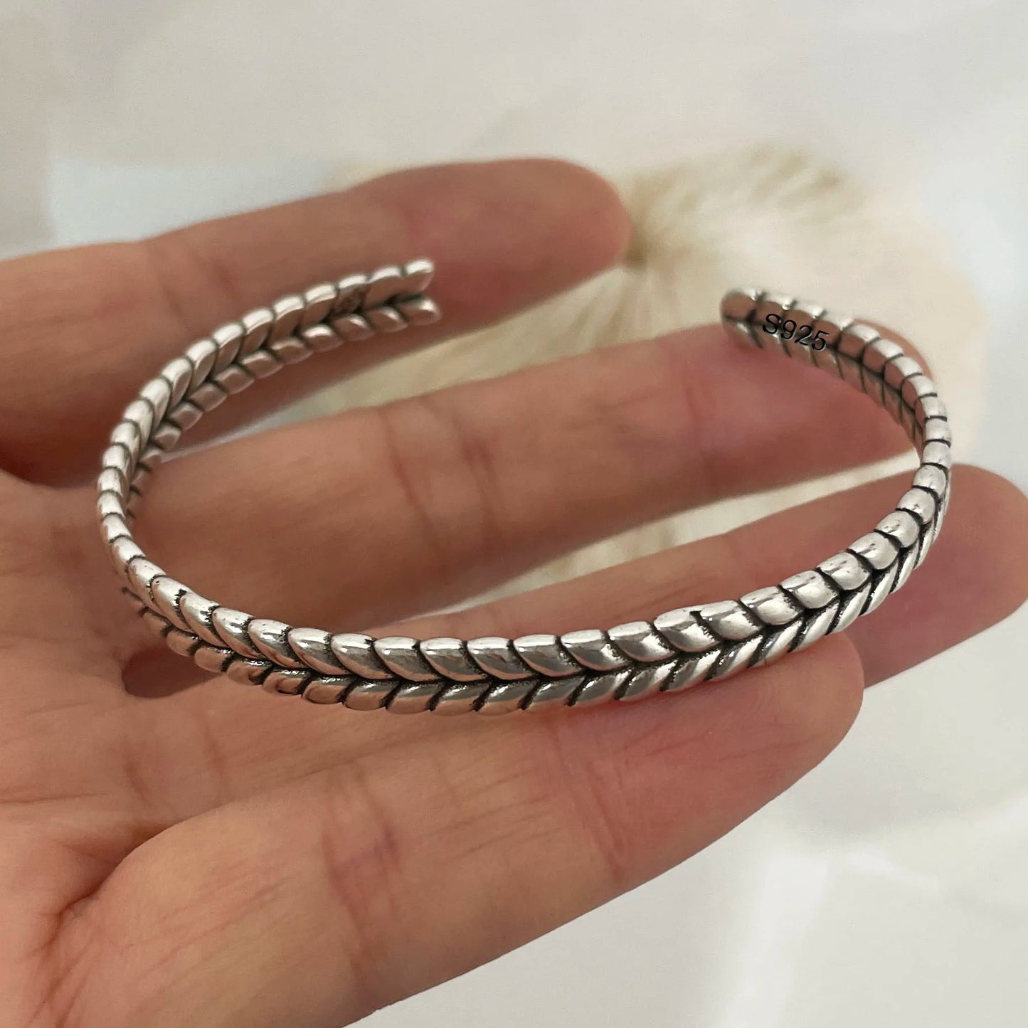 925 Sterling Silver Metal Bracelet