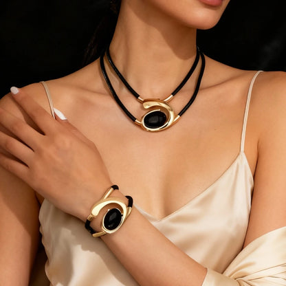 2pcs Elegant Vintage Jewelry Set EJ