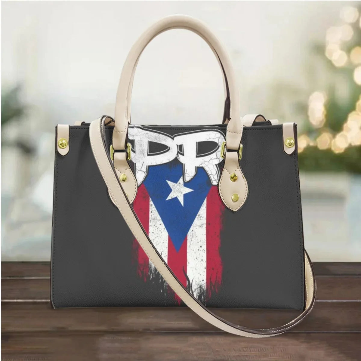 I Love Puerto Rico Design Casual Handbags Totes