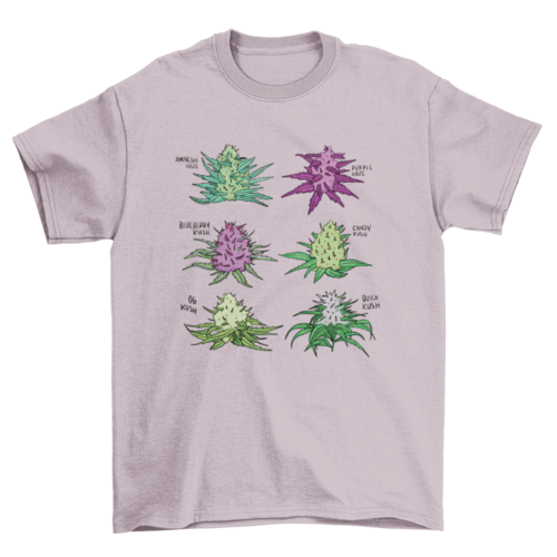 Cannabis Strain Set T-shirt