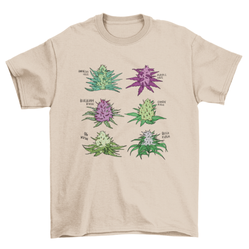 Cannabis Strain Set T-shirt