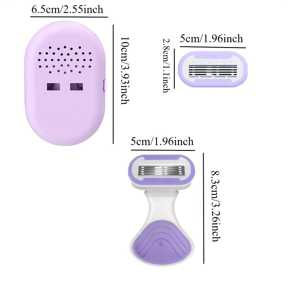 5pcs  Razor Set, Five-Blade Mini Scalp Shave