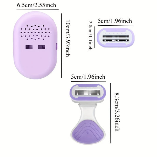 5pcs  Razor Set, Five-Blade Mini Scalp Shave