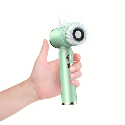 6-in-1 USB Rechargeable Electric Cleansing Brush with 6 Heads