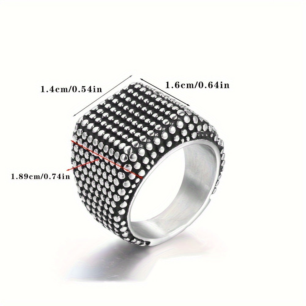 EJ  Men's Retro Personality Willow Stud Ring