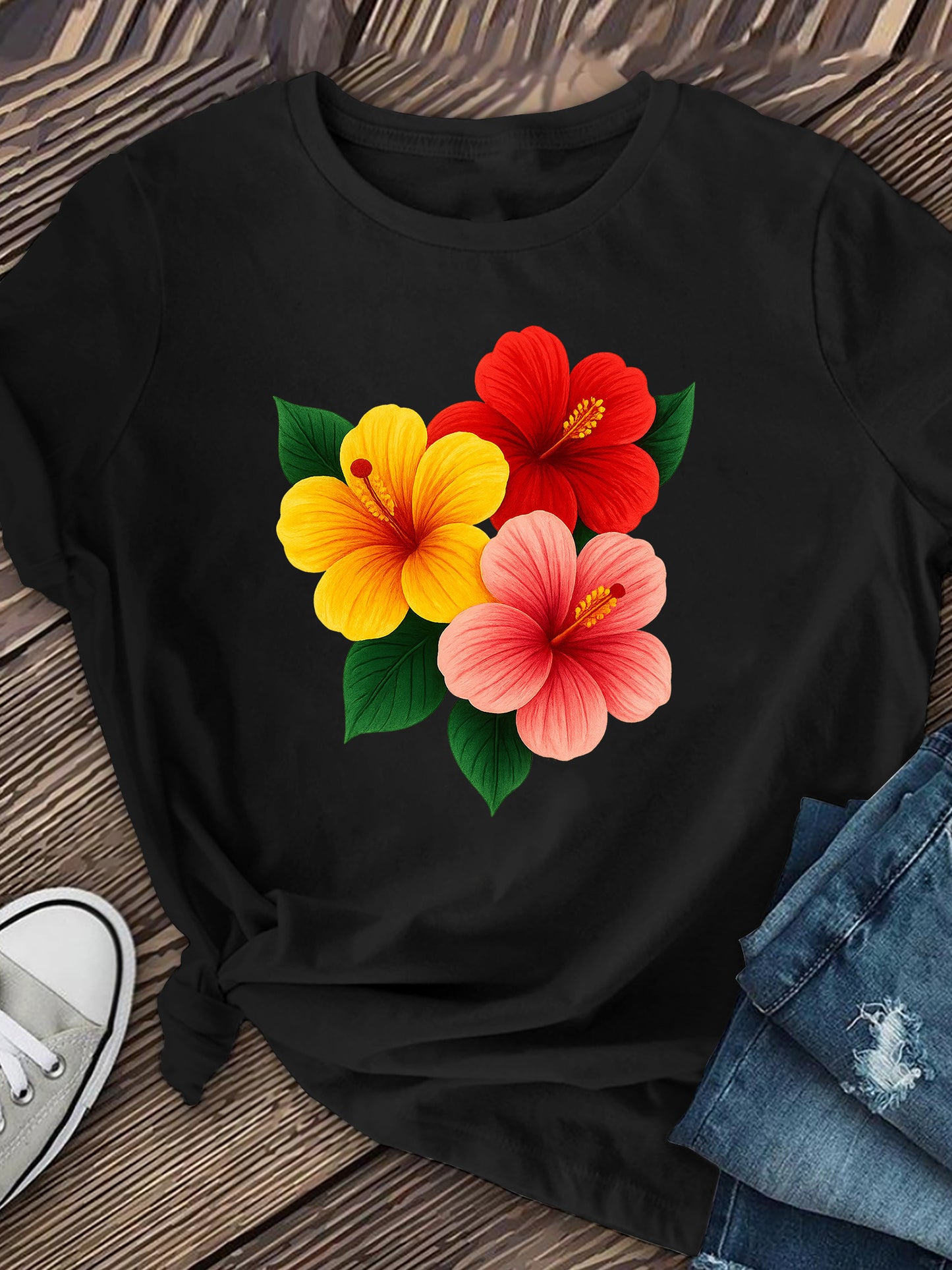 Bright Flower Casual Top