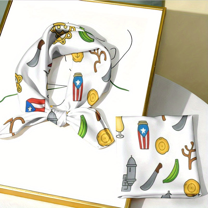 PR  Soft, Stylish, and Aesthetically Pleasing Headscarf/square Scarf