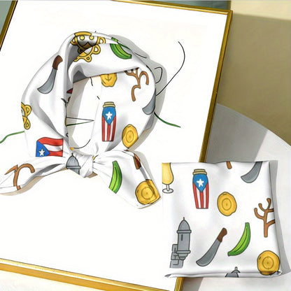 PR  Soft, Stylish, and Aesthetically Pleasing Headscarf/square Scarf