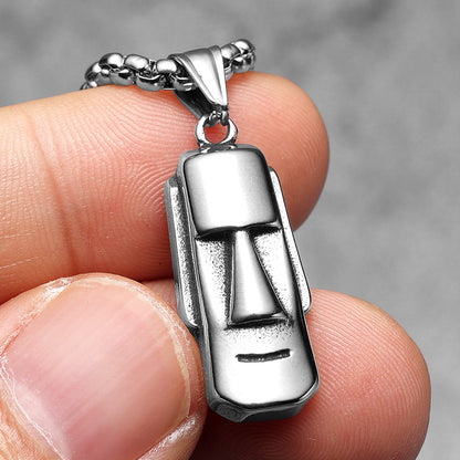 Moai Statue Pendant Necklace