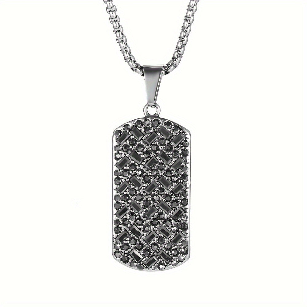 Luxury Black Stainless Steel Necklace