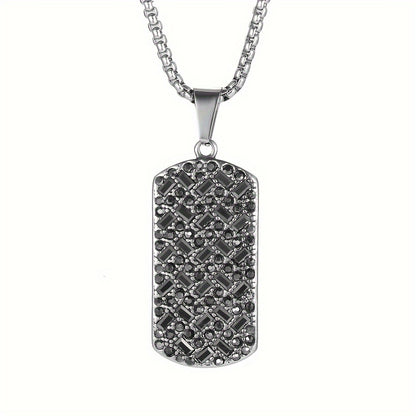 Luxury Black Stainless Steel Necklace