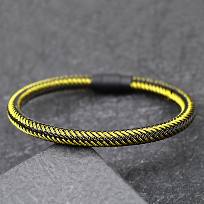 Braided Bracelet with Magnetic Clasp