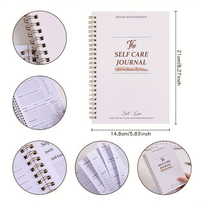Undated Daily Self Care Journal 100 Pages Record Five Minutes A Day For More Affirmation Reflection Optimism Positivity Happiness Guide Daily Planner For Students Teachers Friends Holiday Gifts