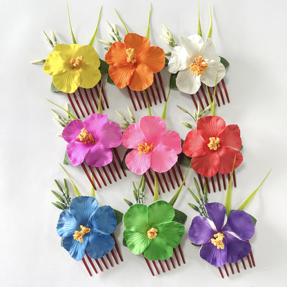 New Style Artificial Flower Long Hair Comb Hair Accessory